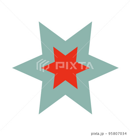 Christmas star .Vector illustration 95807034