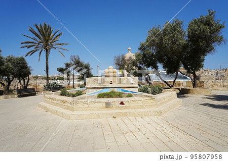Gardjola garden in european Senglea city in Malta 95807958