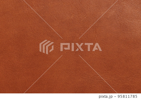 Clean empty brown color leather surface 95811785