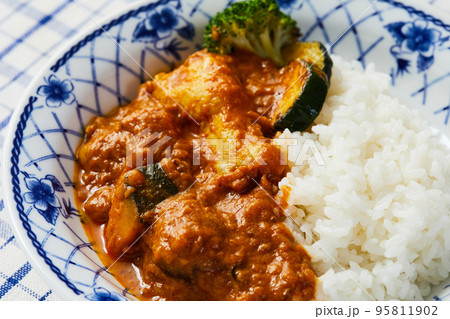 インドカリー ベジタブルカレー カレー チキンカレー カレーライス インドカリー ベジタブルカレー カレー チキンカレー カレーライス 95811902