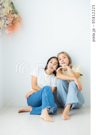 双子の姉妹　デニム 95812225