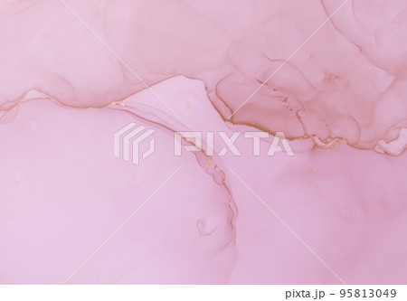 Luxury Ink Wash Pastel. Abstract Mix. Art Flow 95813049