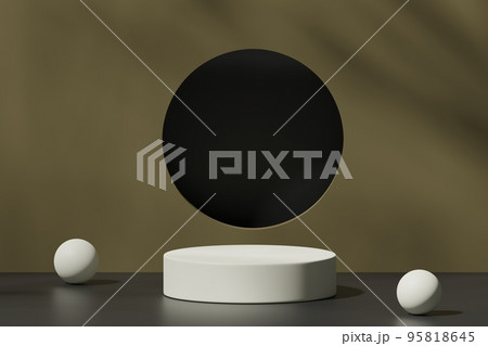 Scene with a podium for product presentation, 3d rendering 95818645