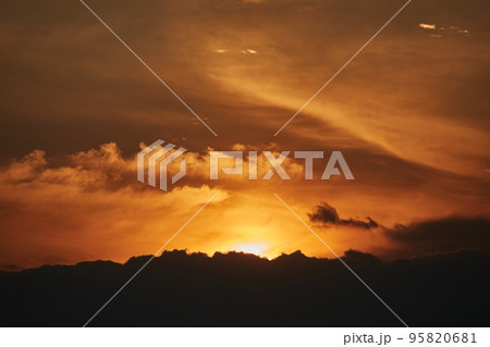 Sunrise Hilly Landscape Sunrise Hilly Landscape 95820681