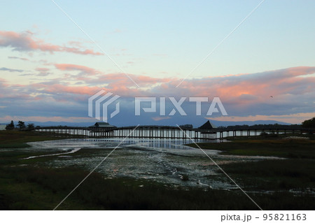 鶴の舞橋 ・日本一の木造三連太鼓橋【青森県鶴田町】 鶴の舞橋 ・日本一の木造三連太鼓橋【青森県鶴田町】 95821163