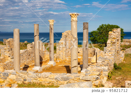 Ruins of Anemurium Church in Anamur. Turkey Ruins of Anemurium Church in Anamur. Turkey 95821712
