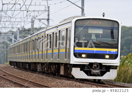 総武本線　佐倉ー物井　JR東日本　209系2100番台　C623編成（幕張） 95822125
