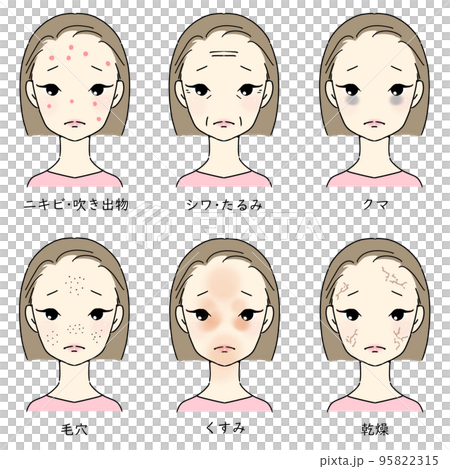 A set for women who suffer from rough skin Japanese supplements available 95822315