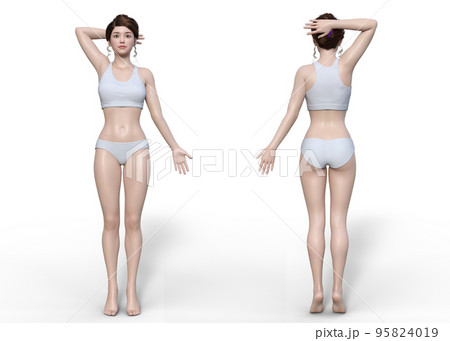 121,193 Woman Standing Side View Images, Stock Photos, 3D objects, &  Vectors