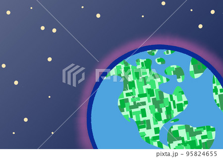 大気汚染 オゾン層の破壊 イラスト 大気汚染 オゾン層の破壊 イラスト 95824655
