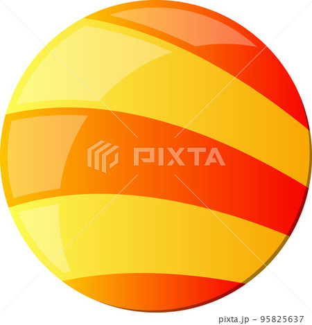 Abstract circle and line logo illustration in trendy and minimal style 95825637