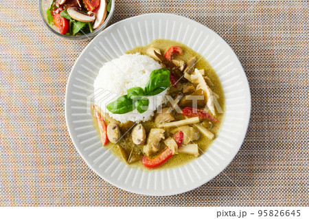 グリーンカレー タイカレー タイ料理 カレー カレーライス グリーンカレー タイカレー タイ料理 カレー カレーライス 95826645