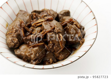 鶏レバーの甘辛煮 95827723