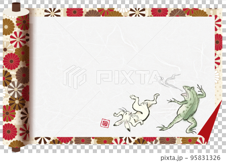 捲軸式賀年片 Choju Giga 95831326