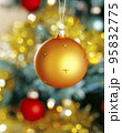Golden christmas ball 95832775