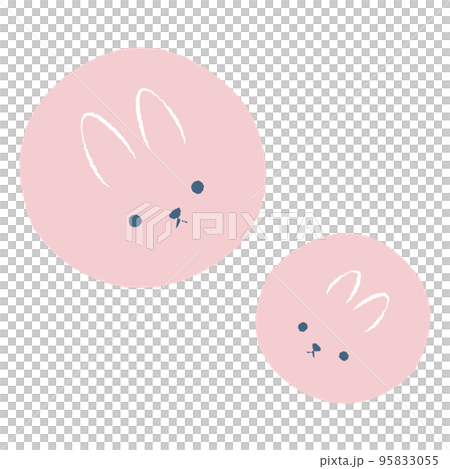 親子兔插畫素材 親子兔插畫素材 95833055