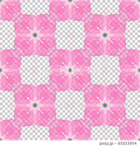 Translucent floral pattern, organza-like seamless pattern, textured floral repeat pattern Translucent floral pattern, organza-like seamless pattern, textured floral repeat pattern 95833954