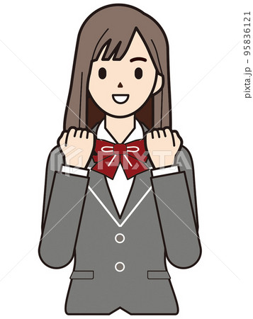 人物 イラスト 女子学生 人物 イラスト 女子学生 95836121