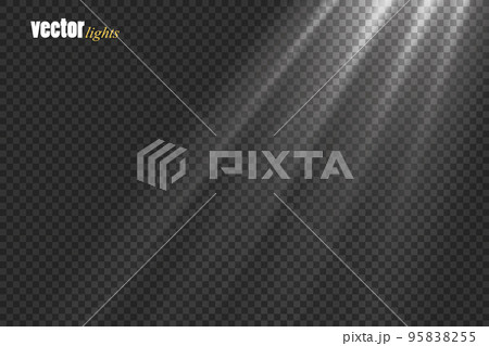 Vector Spotlights. Scene. Light Effects. Glow light effect Vector Spotlights. Scene. Light Effects. Glow light effect 95838255