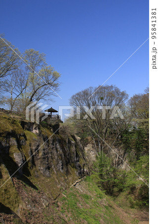 小諸城址水の手展望台の風景 小諸城址水の手展望台の風景 95841381
