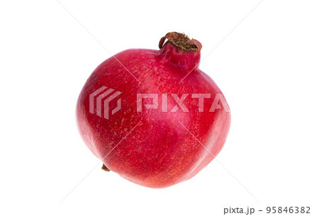 pomegranate fruit isolated 95846382