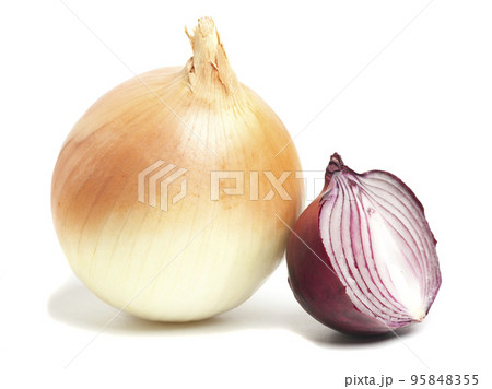 Onion, isolated on white background. Onion, isolated on white background. 95848355