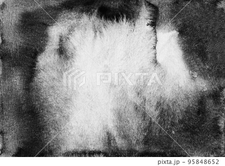 Watercolor grunge black and white background texture with space for text. Watercolor grunge black and white background texture with space for text. 95848652