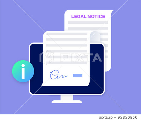 Legal notice document 95850850