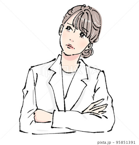 女性のイラスト素材 95851391