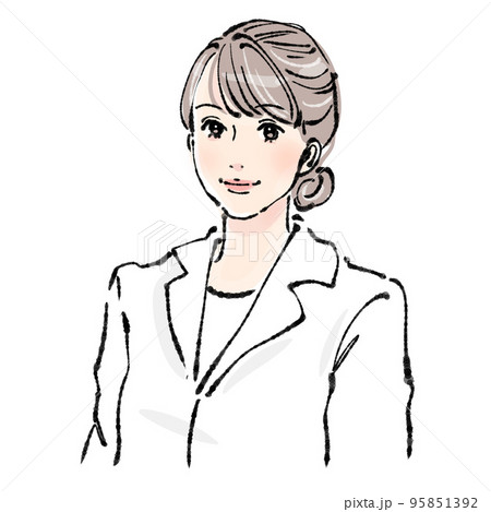 女性のイラスト素材 女性のイラスト素材 95851392