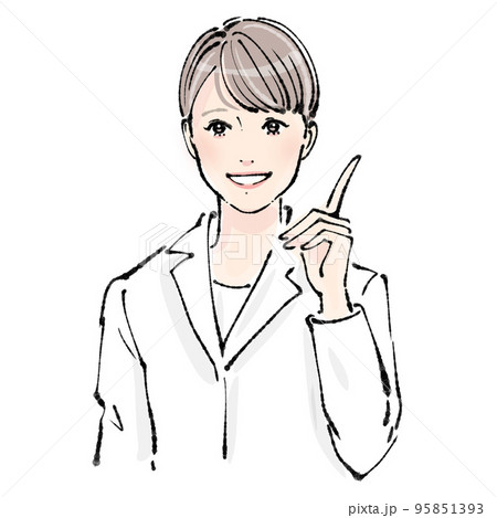 女性のイラスト素材 95851393