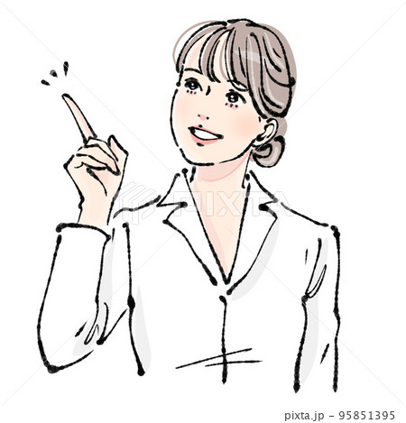 女性のイラスト素材 95851395