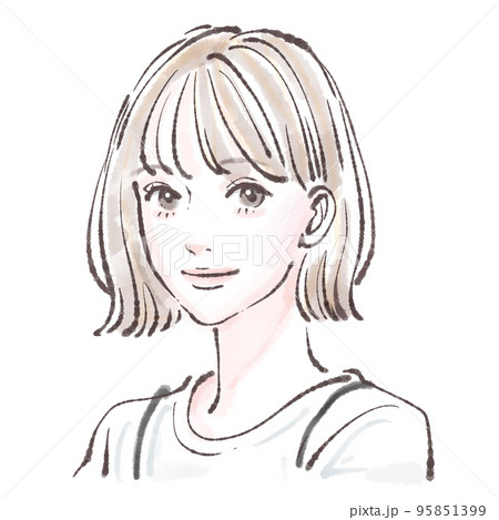 女性のイラスト素材 95851399
