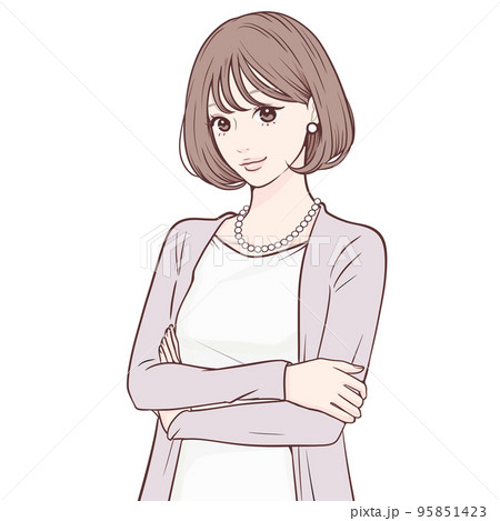 女性のイラスト素材 女性のイラスト素材 95851423