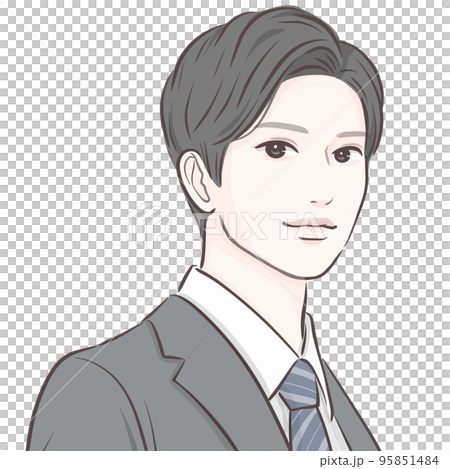 男人的插圖素材 95851484