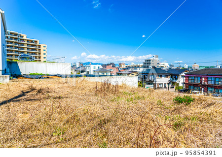 高台の造成地から見る市街風景 高台の造成地から見る市街風景 95854391
