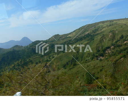 群馬県吾妻郡  長野県下高井郡　志賀高原横手山 上信越高原国立公園　スキー場　平成19年10月撮影 95855571