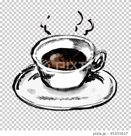 咖啡手繪插畫 咖啡手繪插畫 95855637