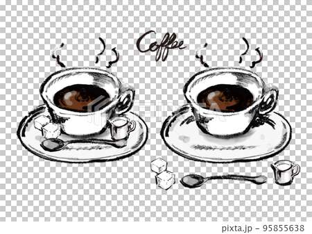 coffee hand drawn illustration coffee hand drawn illustration 95855638