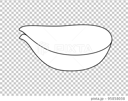 茶葉貨物的簡單線條畫插圖 95858038
