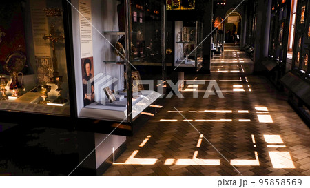 Interior the Albert and Victoria Museum. 95858569