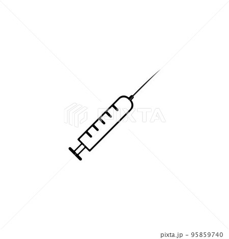 syringe icon 95859740