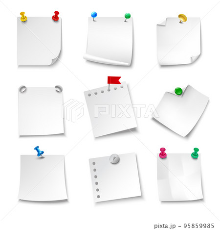 Note Papers Blank 95859985