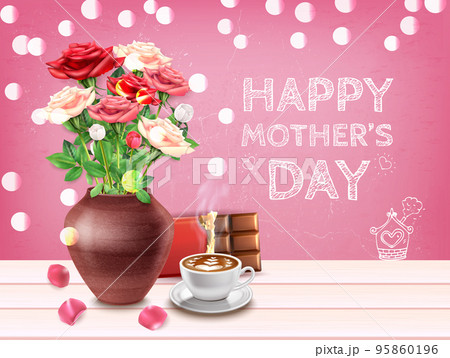 Sweet Mothers Vase Background 95860196