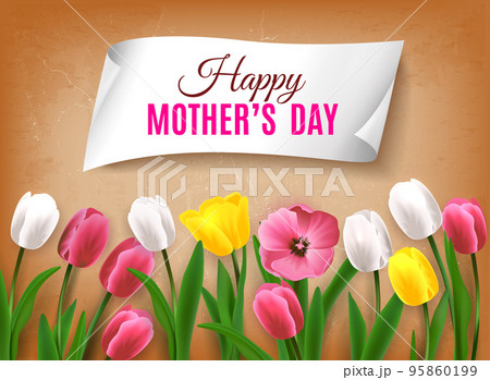 Happy Mothers Day Background 95860199