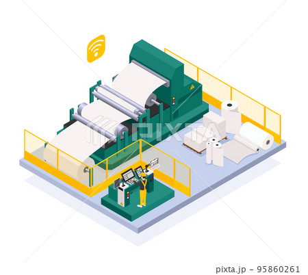 Paper Production Industry 95860261