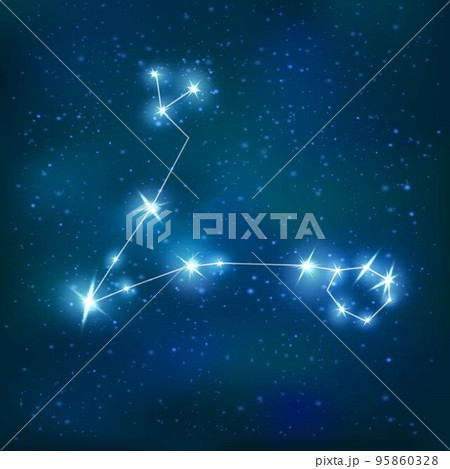 Pisces Realistic Zodiacal Constellation Pisces Realistic Zodiacal Constellation 95860328