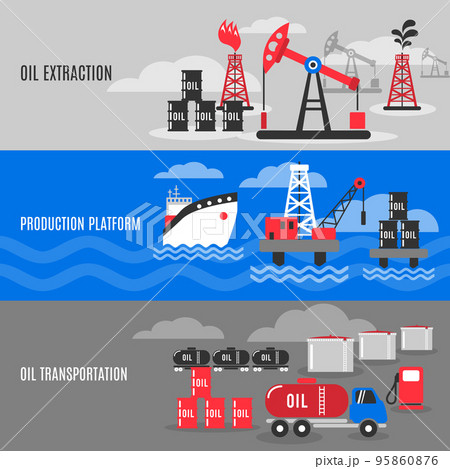Petroleum Banner Set 95860876