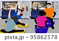 通勤電車でエクササイズ 95862578