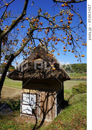 津山市内で現役で稼働している共有の米搗き水車としては唯一の水車「桐の木水車」 95863487